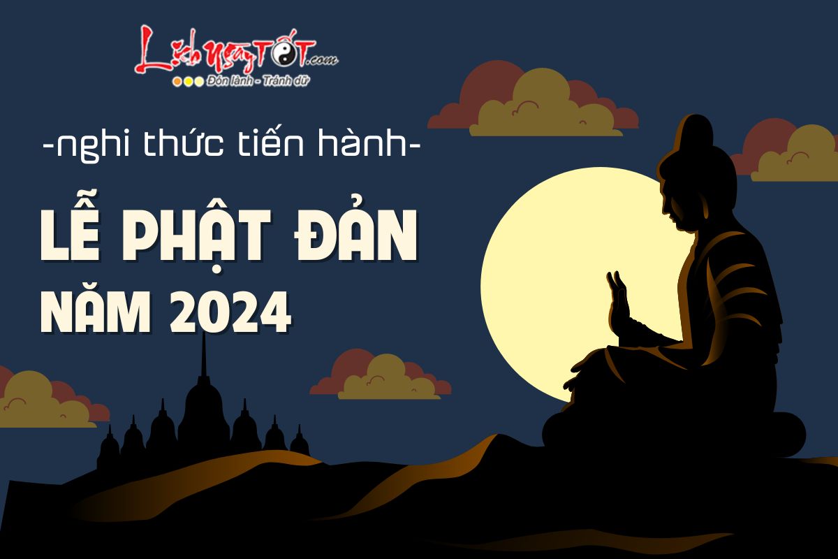 Nghi thuc tien hanh le Phat Dan 2024